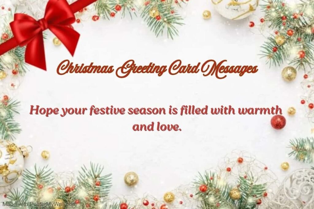 Christmas Greeting Card Messages