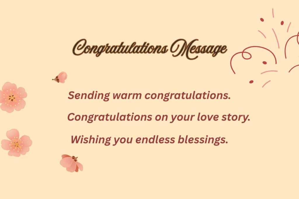 Congratulations Message