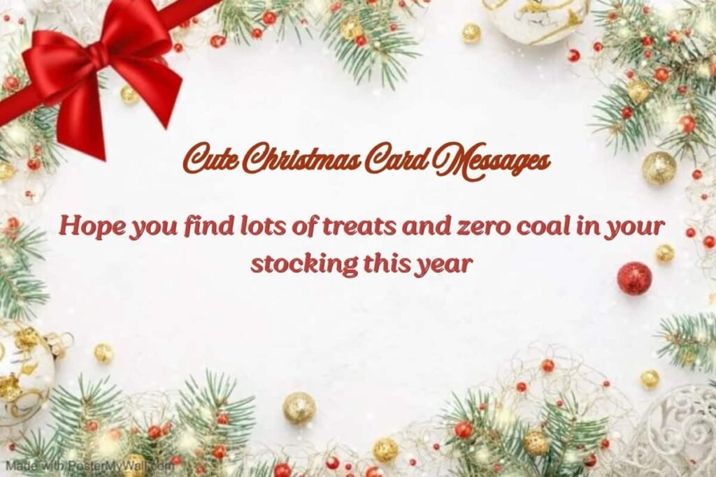 Cute Christmas Card Messages