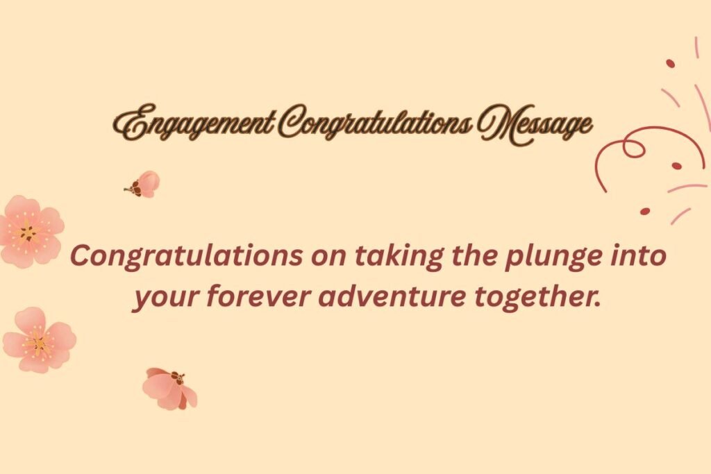 Engagement Congratulations Message