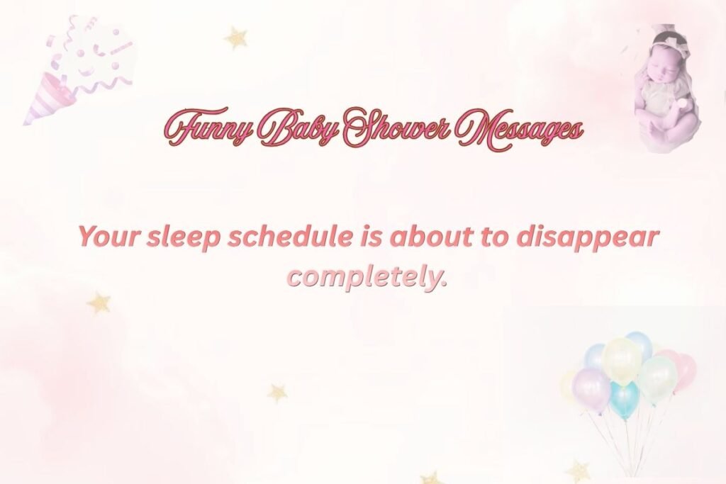 Funny Baby Shower Messages