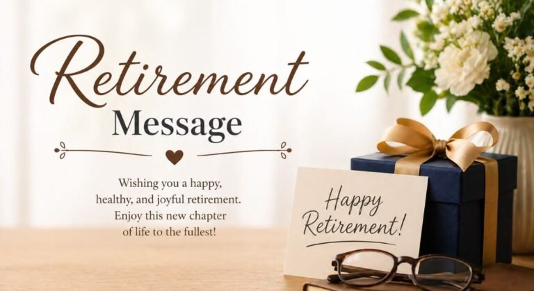 Retirement Message