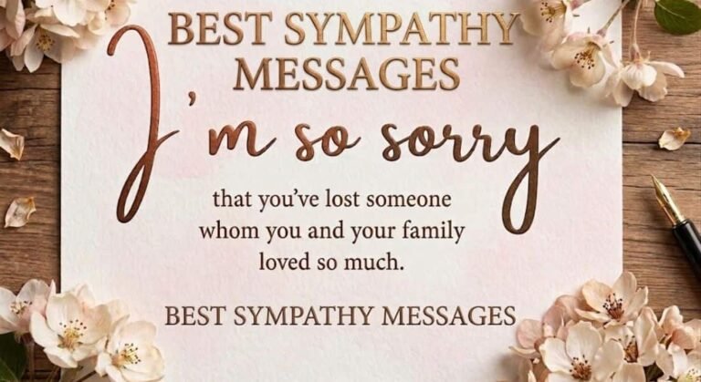 Sympathy Card Messages