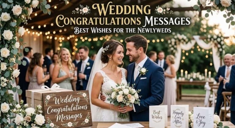 Wedding Congratulations Messages