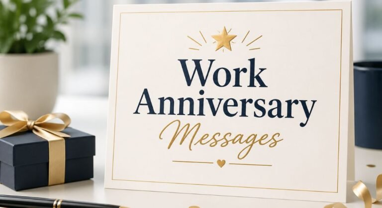 Work Anniversary Messages​