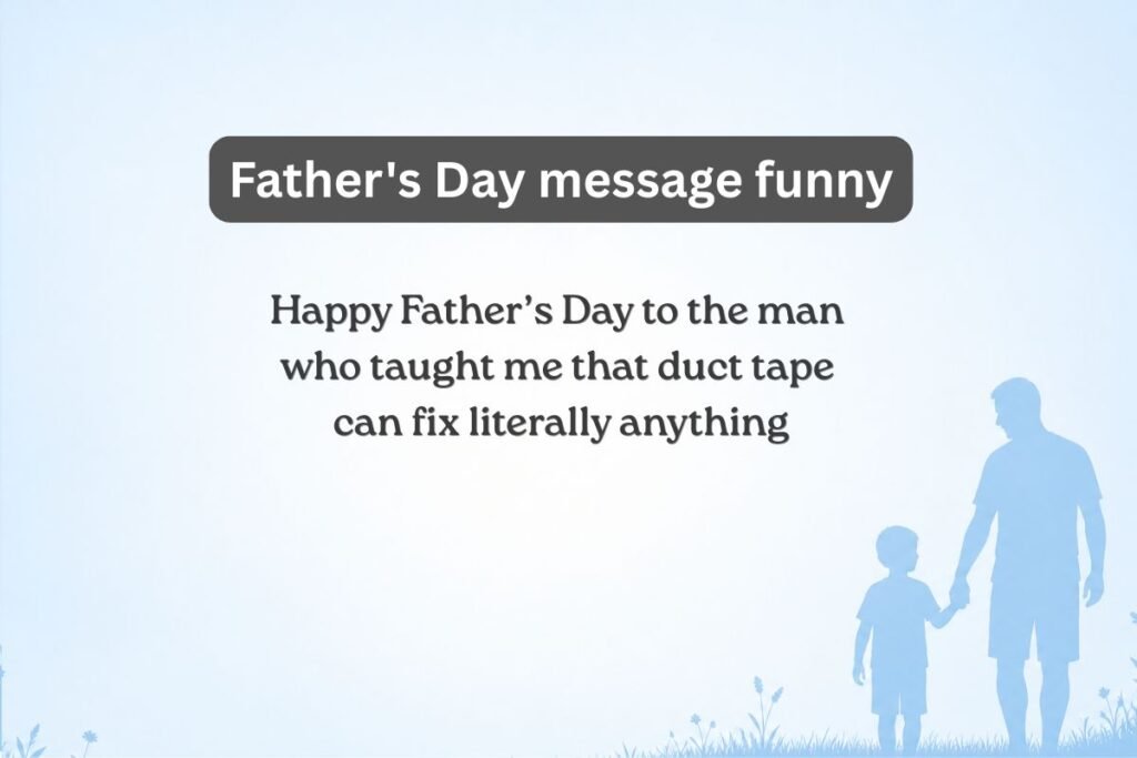 Father's Day message funny
