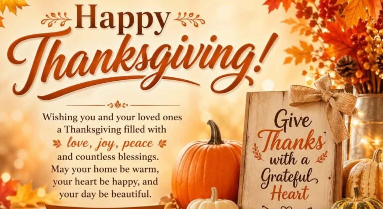 Happy Thanksgiving Message