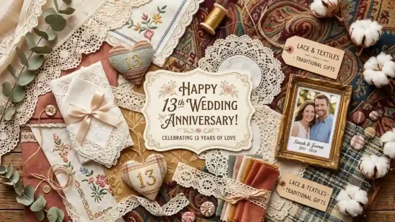 13th wedding anniversary gift ideas image
