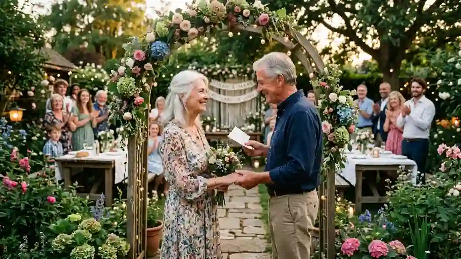 4. Is a vow renewal appropriate after 45 years IMAGE