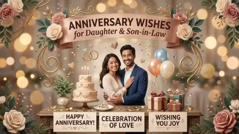 Best Anniversary Wishes for Daughter & Son-in-Law Anniversary Wishes for Daughter & Son-in-Law image