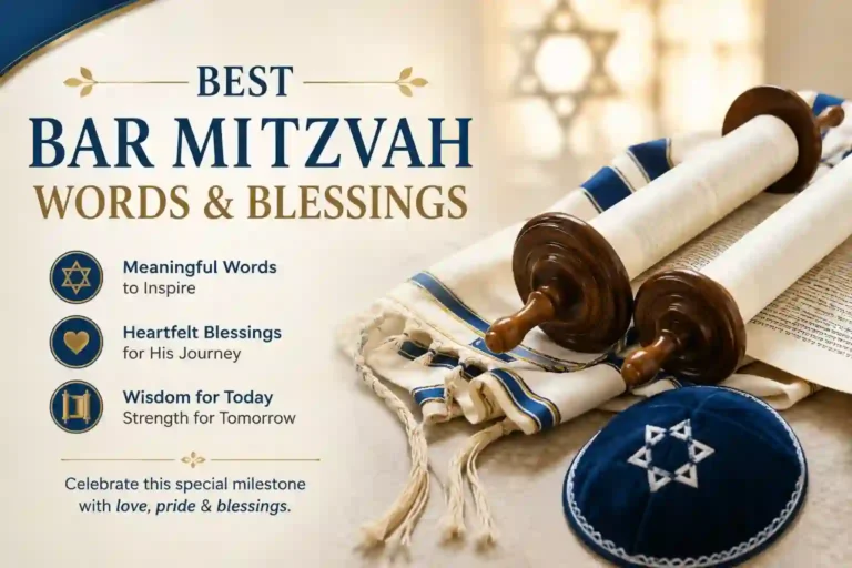 Best Bar Mitzvah Words & Blessings image