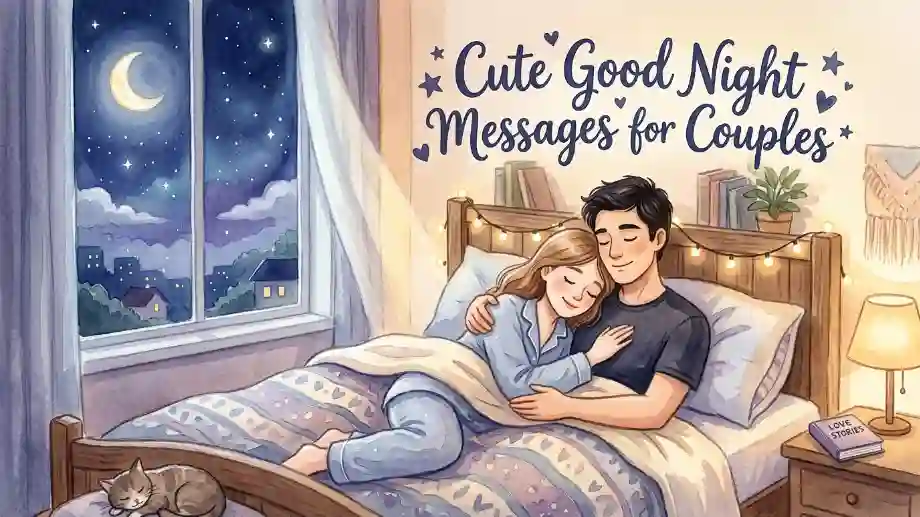 Cute Good Night Messages for Couples image