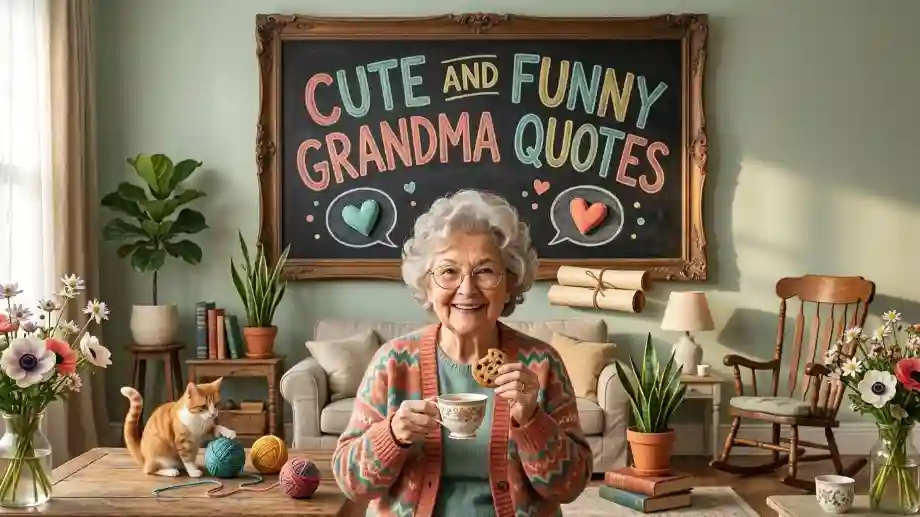 Cute and Funny Grandma Quotes image