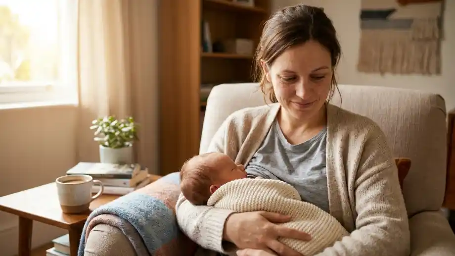 Encouraging Words for Overwhelmed New Moms image