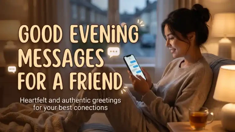 Good Evening Messages for a Friend image