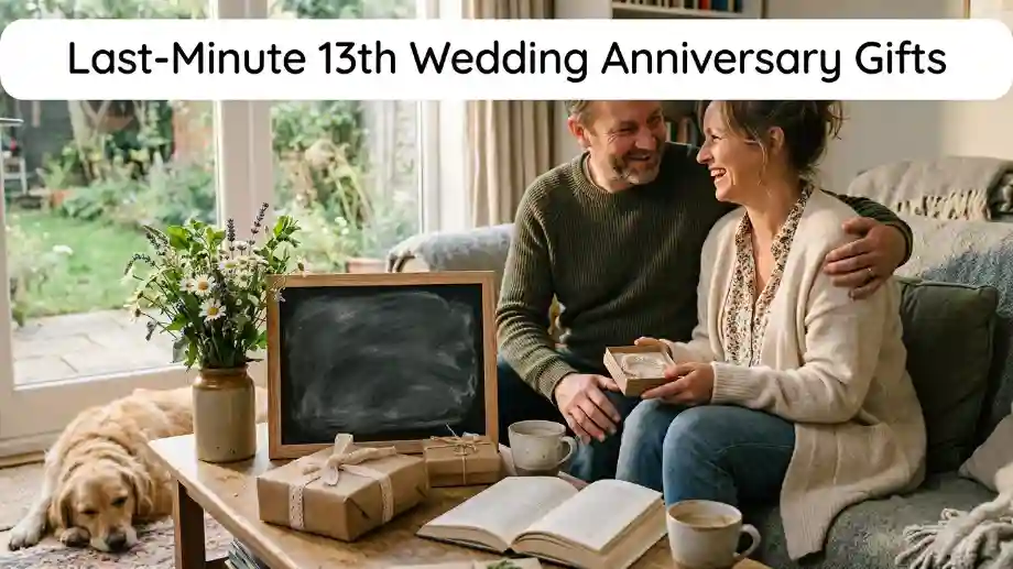 Last-Minute 13th Wedding Anniversary Gifts image