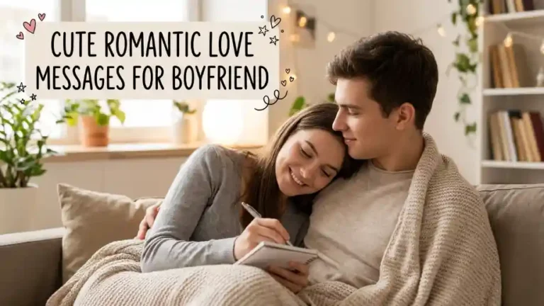 cute romantic love messages for boyfriend image