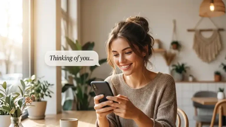 flirty response to thinking of you IMAGE
