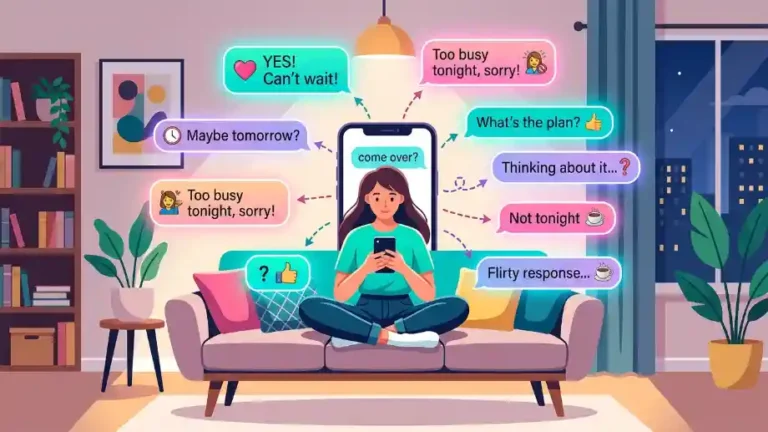 Best Replies to “Come Over” for Every Situation how to respond to come over text image