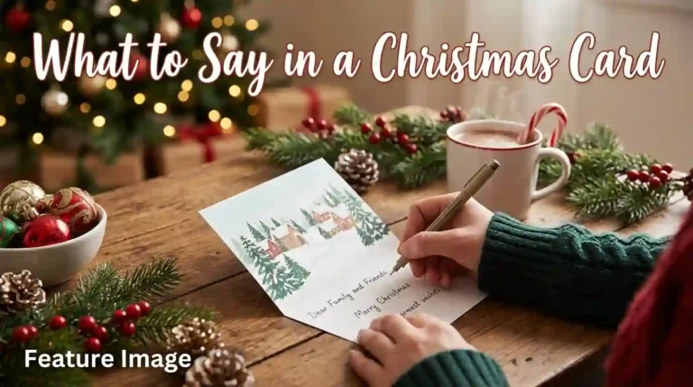 What to Say in Christmas Card (Heartfelt) what to say in Christmas card image