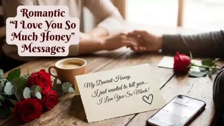 Romantic “I Love You So Much Honey” Messages I Love You So Much Honey Messages image