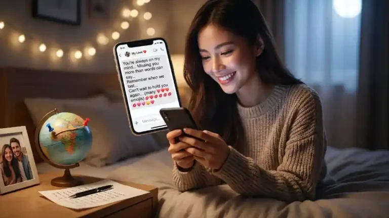 Long Sweet Messages for Girlfriend in LDR Long Sweet Messages for Girlfriend in LDR image