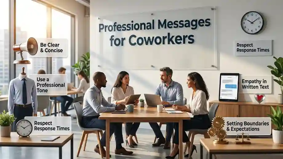 Professional Messages for Coworkers image