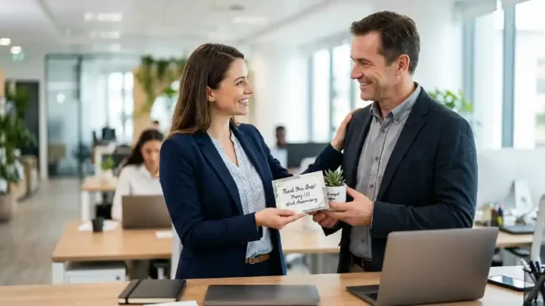 Work Anniversary Thank You Messages for Boss Work Anniversary Thank You Messages for Boss image
