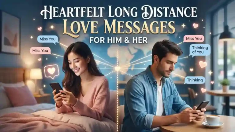 Heartfelt Long Distance Love Messages for Him & Her far distance love messages image
